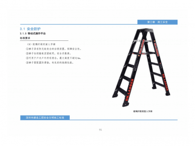 玻璃纖維雙面人字梯