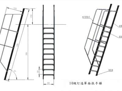 定制鋁扶手梯、定制單面扶手梯