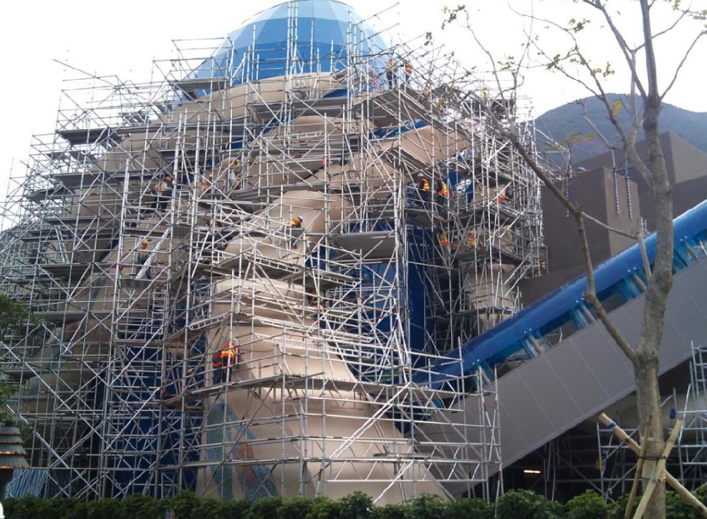 盤扣式腳手架混搭